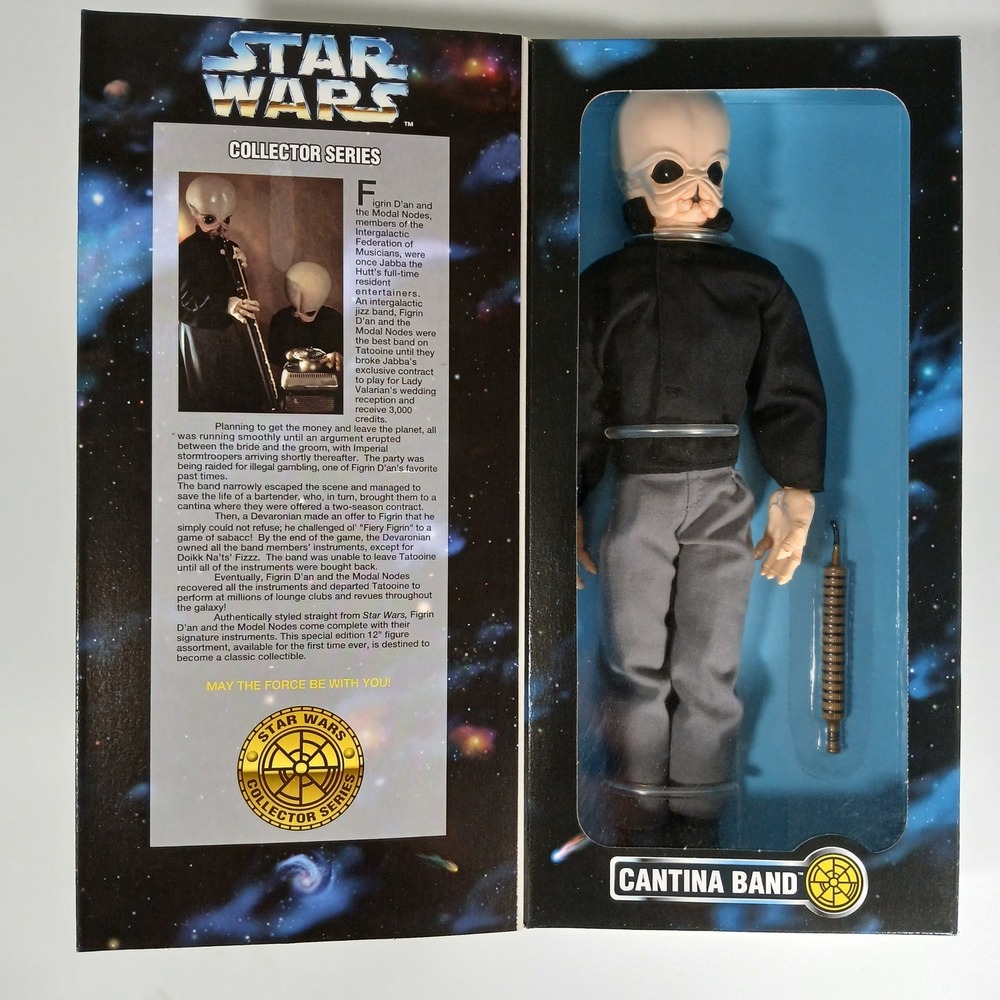 Star Wars Cantina Band Ickabel 12" Figure 1997 Collector Series Kenner